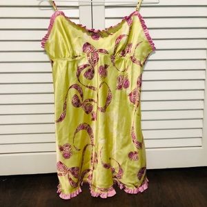 Victoria Secret Angel Ribbons Slip Dress Lingerie SZ M